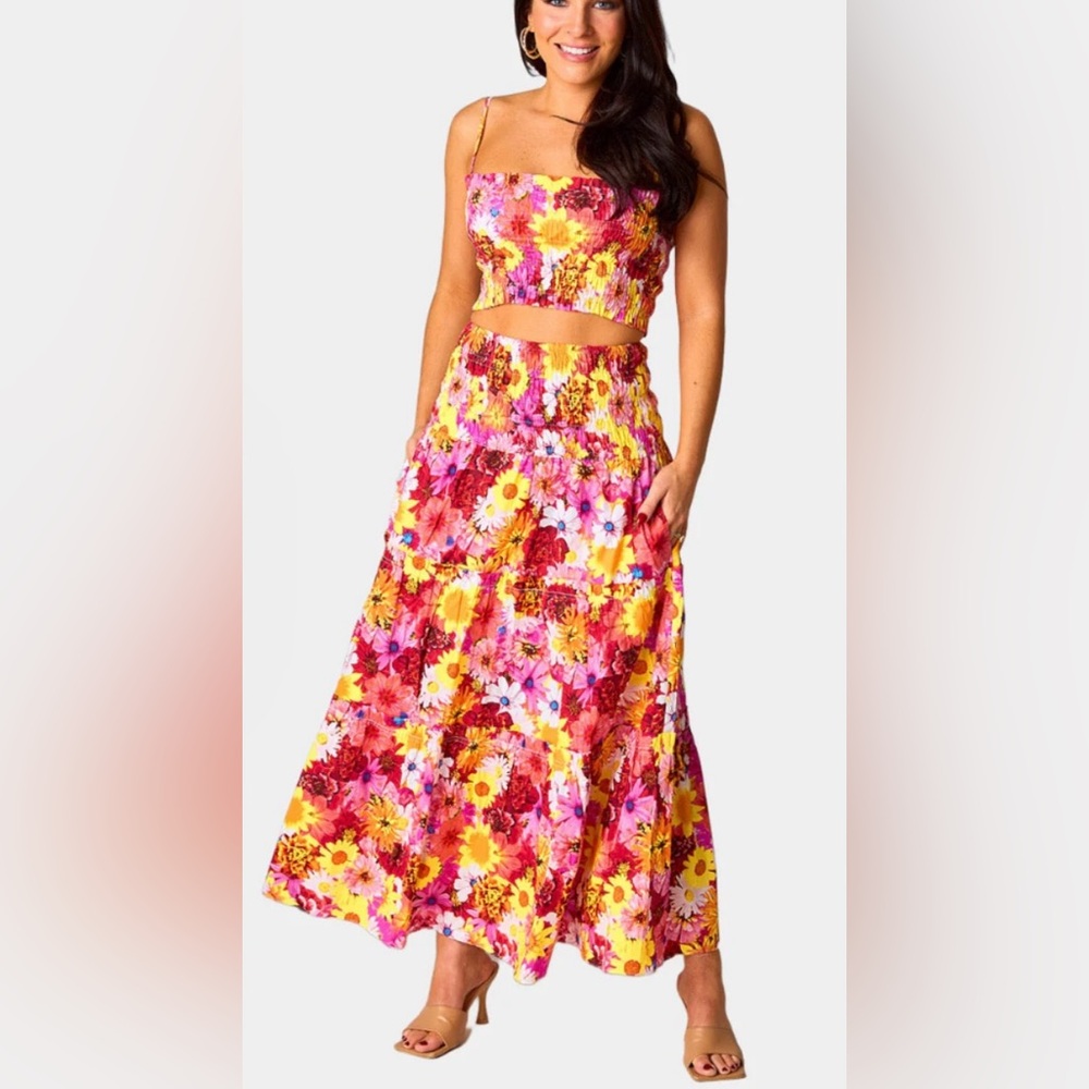 Buddy Love TAMRA SMOCKED TWO-PIECE SET - SUNSHINE